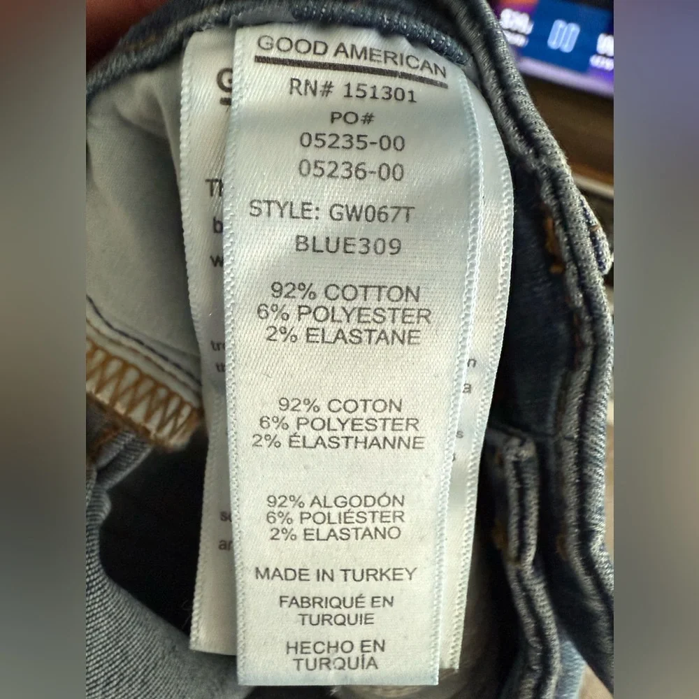 Good American Good Waist Skinny Jean Size 8 - Picture 5 of 5